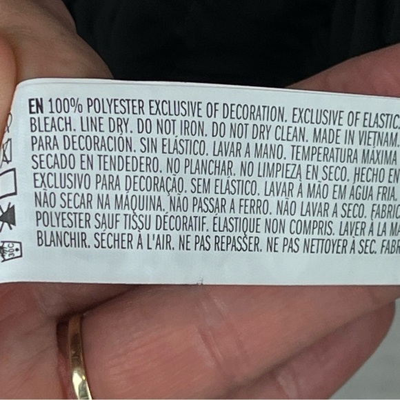 NWT FOREVER 21 Long Black Smocked Stretchy Dress Cami Straps Size 0X - Picture 8 of 16